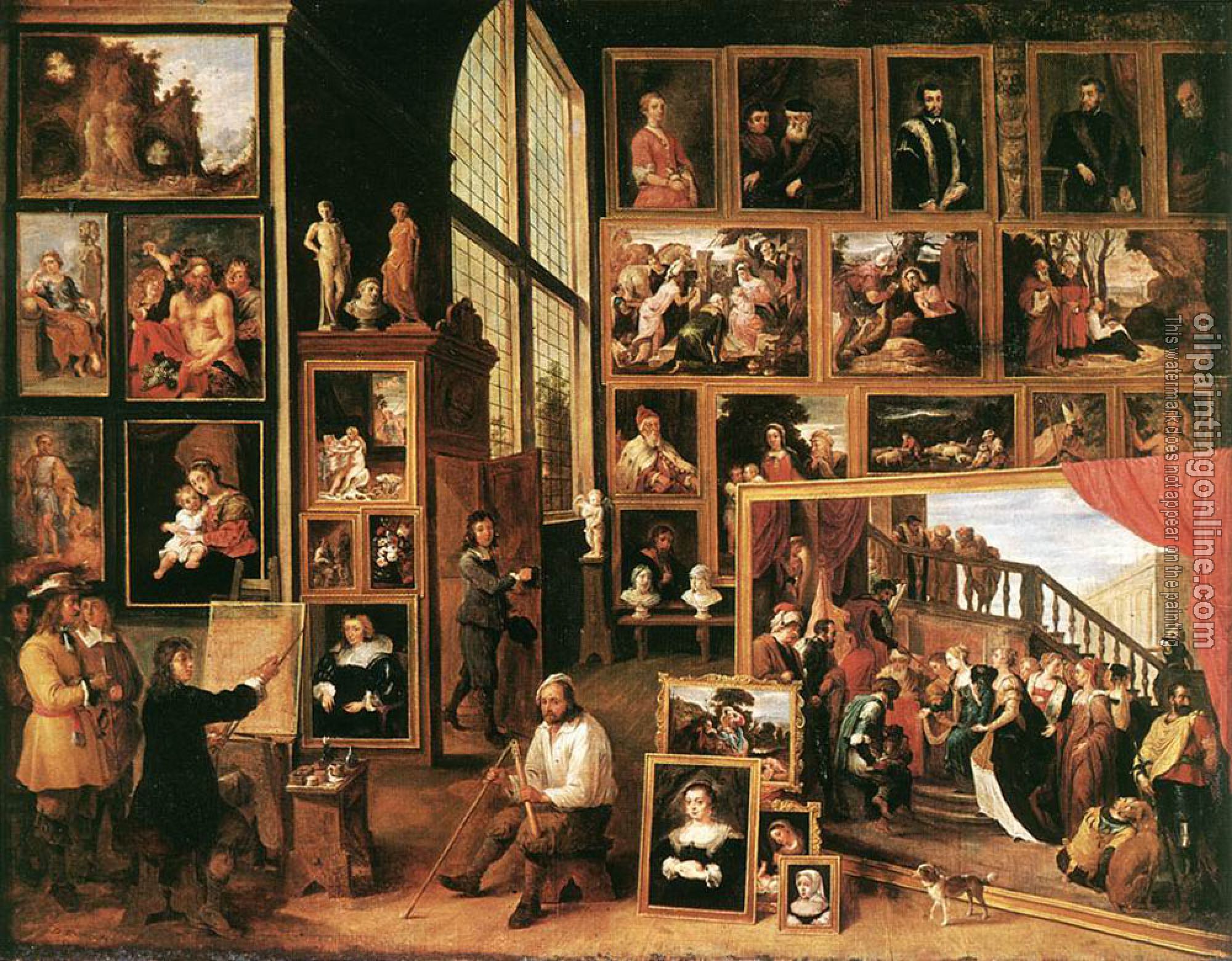 David Teniers the Younger - The Gallery Of Archduke Leopold In Brussels